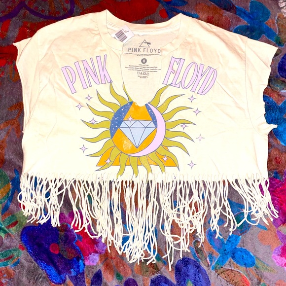 Pink Floyd Crop Top 🌓 Size M NWT - Picture 1 of 6